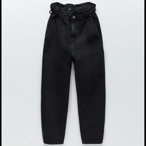 ZARA Baggy Paperbag Jeans